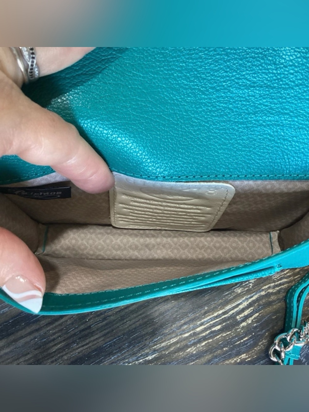 Brighton Celine Flap Bag NWT with Brighton Dust Bag MSRP: $295 - Picture 6 of 9